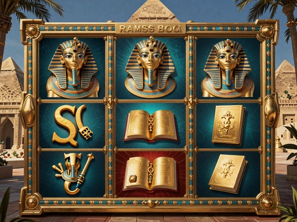 Ramses Book Gamomat Slot mit Pharao Ramses und goldenem Buch