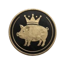 CrazyBuzzer Casino Logo - Schweinek&ouml;nig Buzzer mit Krone